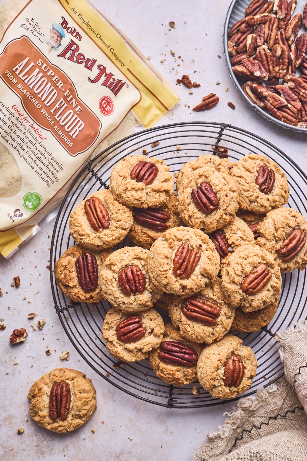 Almond Flour Brown Butter Pecan Sandies