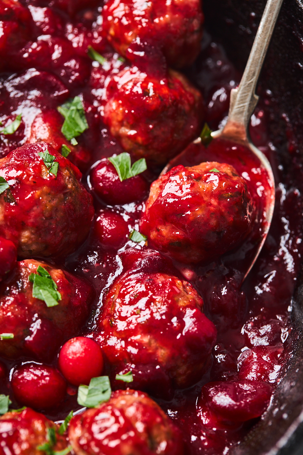 Homemade Cranberry Meatballs