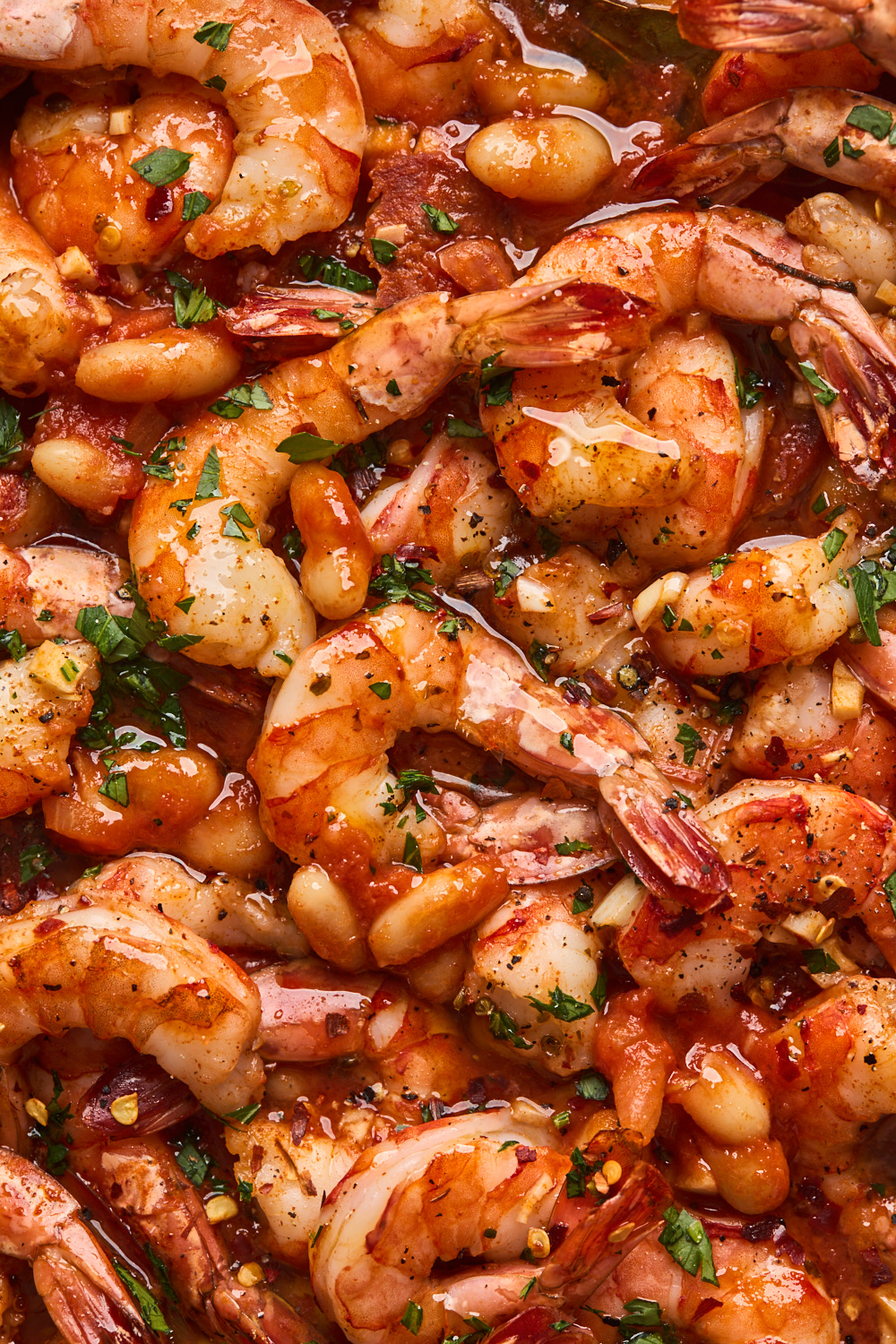 Shrimp and White Beans