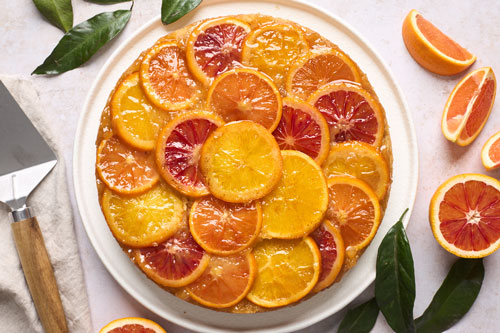 Upside Down Orange Cake