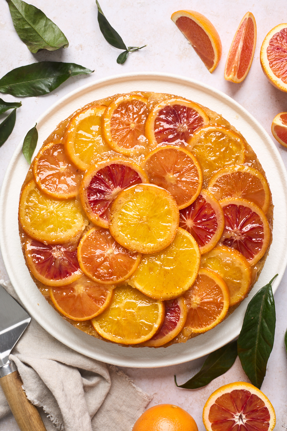 Upside Down Orange Cake