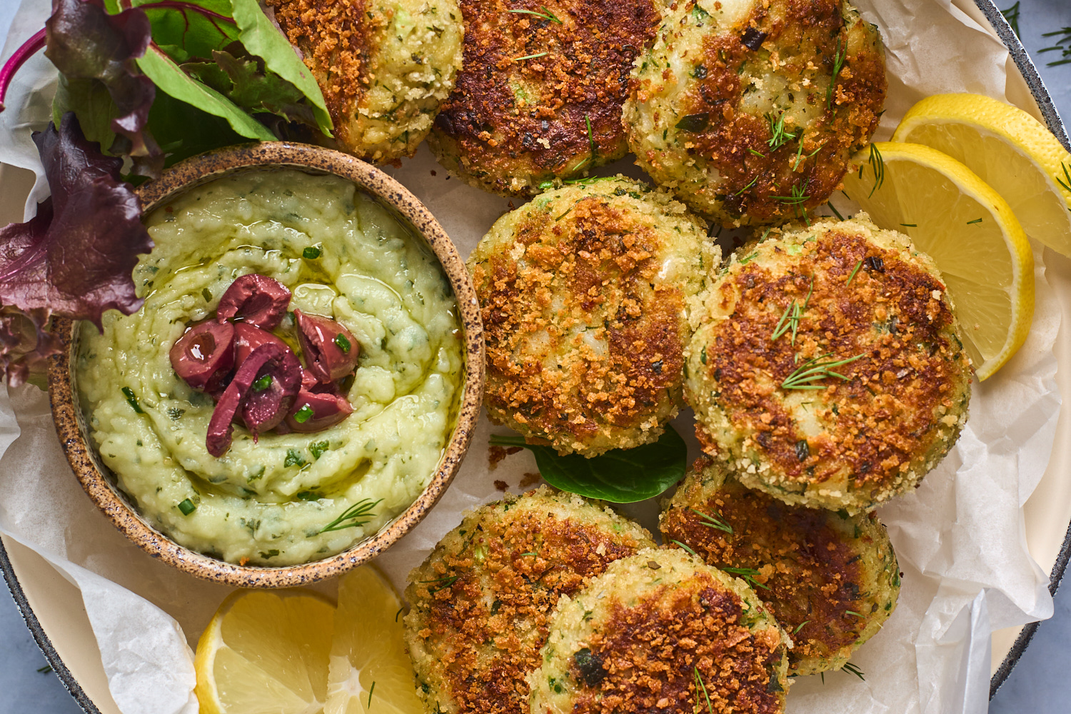 Easy Greek Fish Cakes