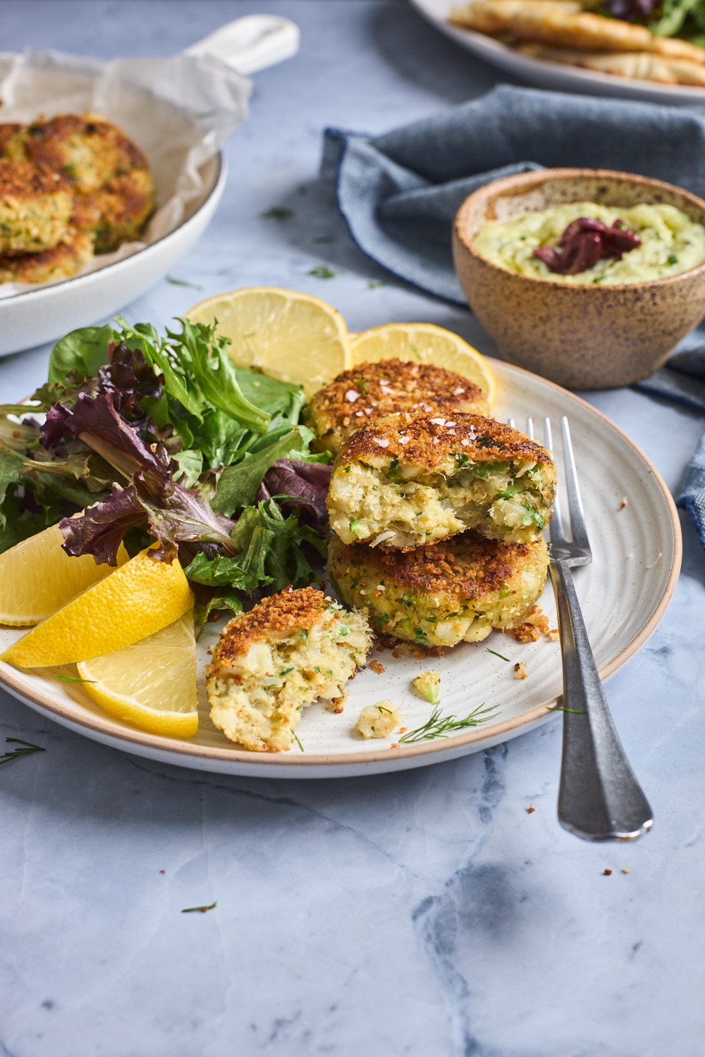 Easy Greek Fish Cakes