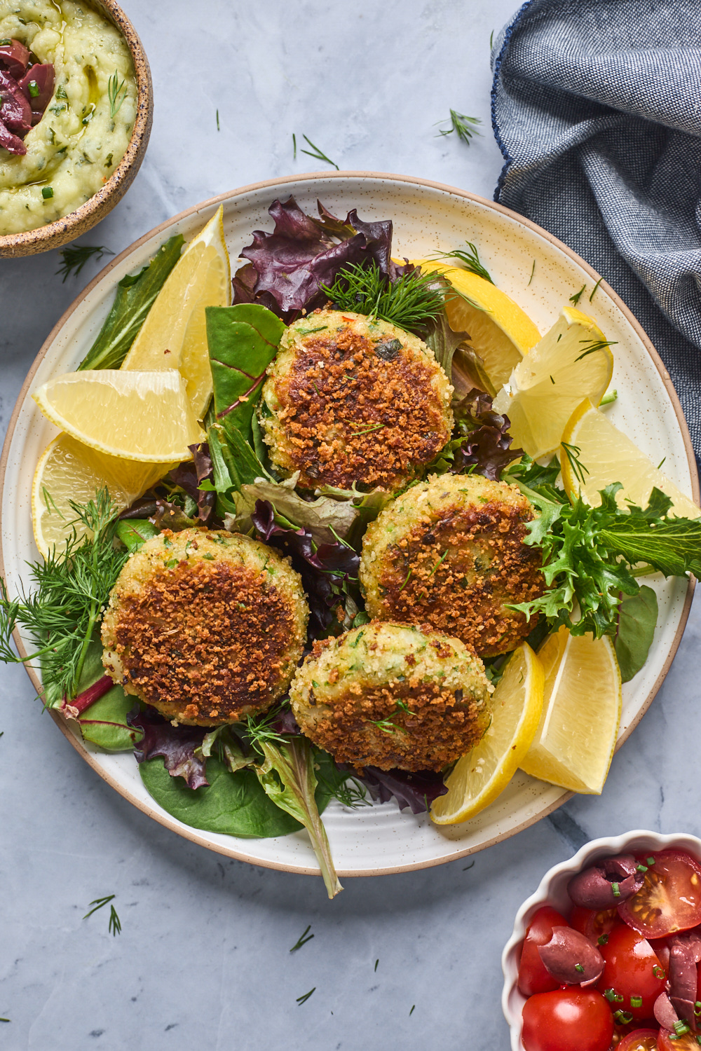 Easy Greek Fish Cakes