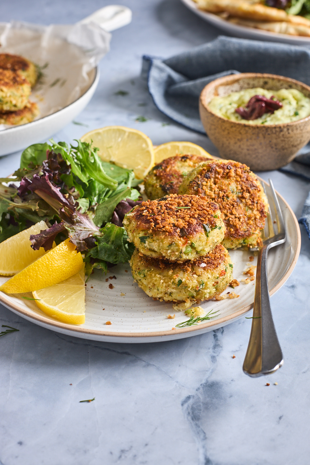 Easy Greek Fish Cakes