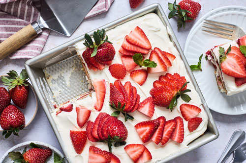 Strawberry Icebox Cake