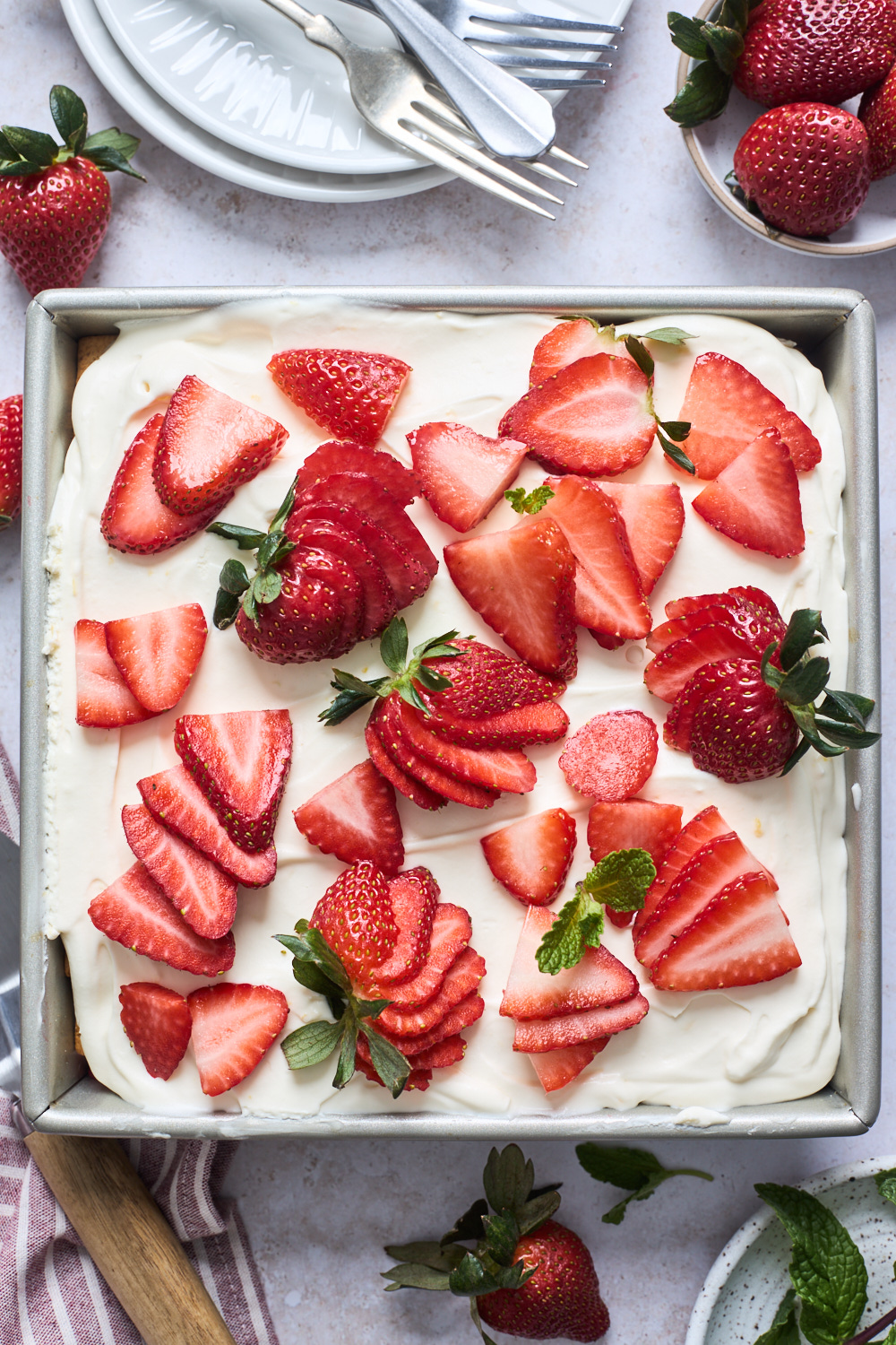 Strawberry Icebox Cake