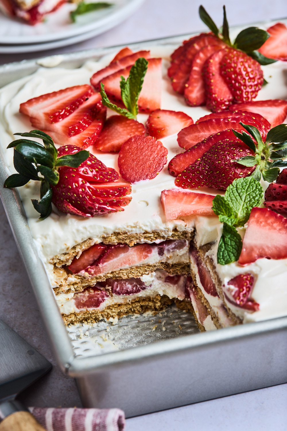 Strawberry Icebox Cake