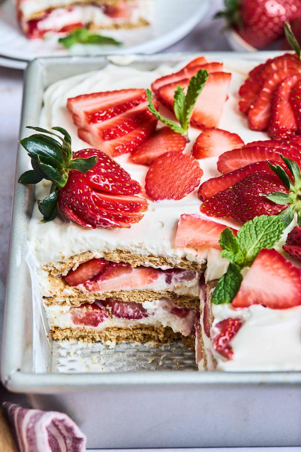 Strawberry Icebox Cake