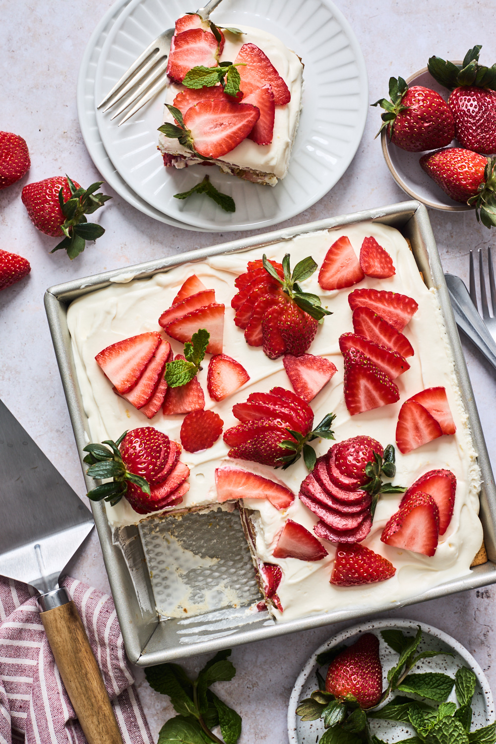 Strawberry Icebox Cake