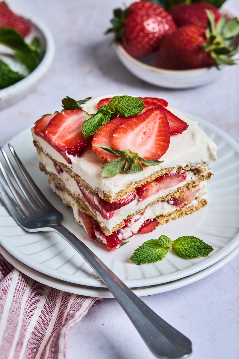 Strawberry Icebox Cake