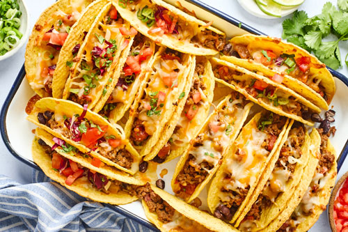 Cheesy Baked Tacos