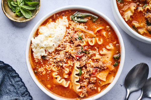 Lasagna Soup