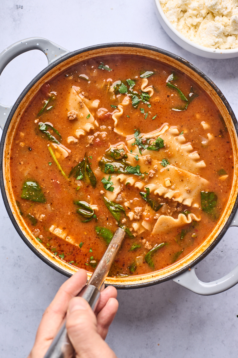 Lasagna Soup