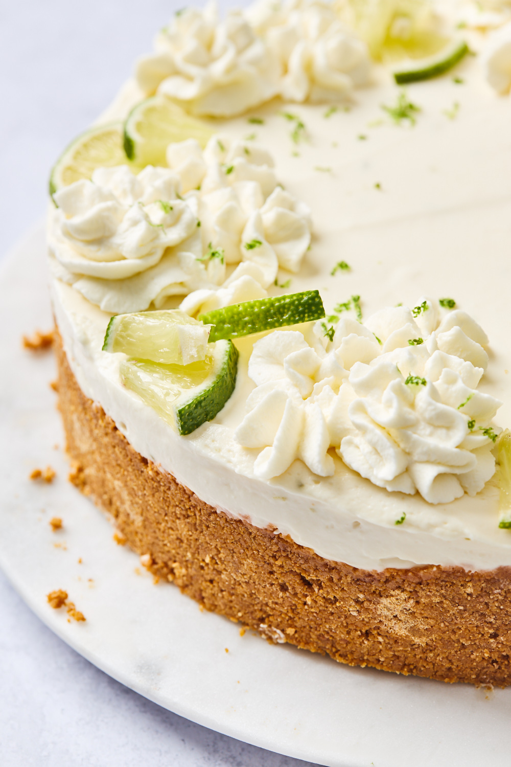 No Bake Key Lime Cheesecake