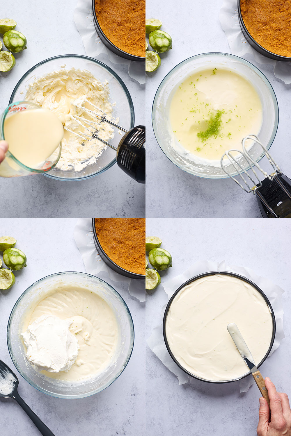 No Bake Key Lime Cheesecake