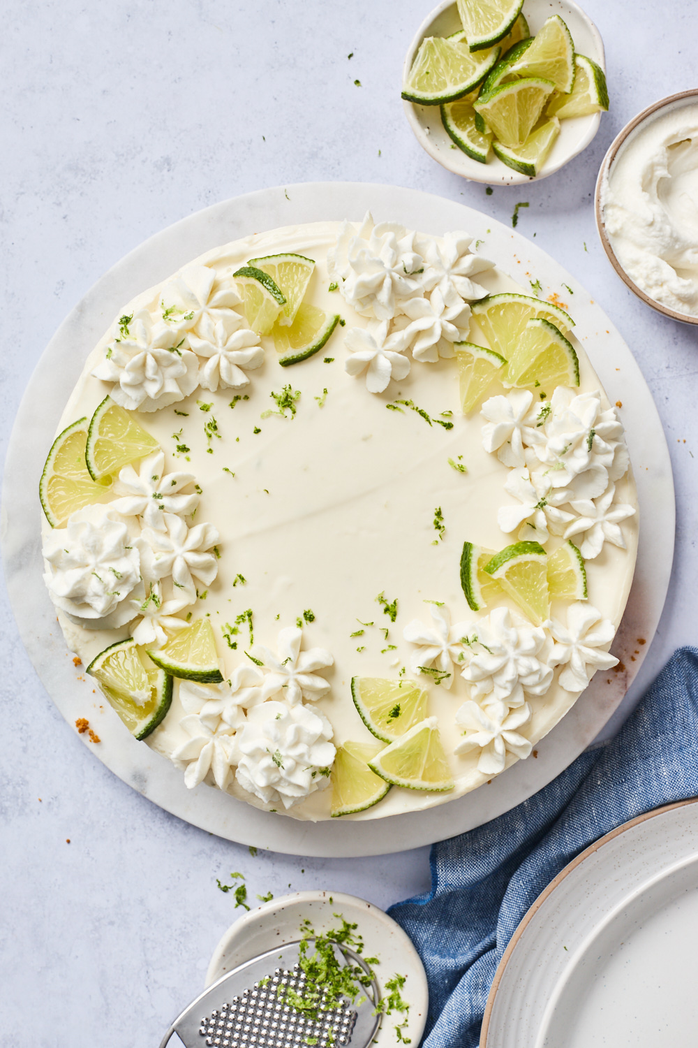 No Bake Key Lime Cheesecake