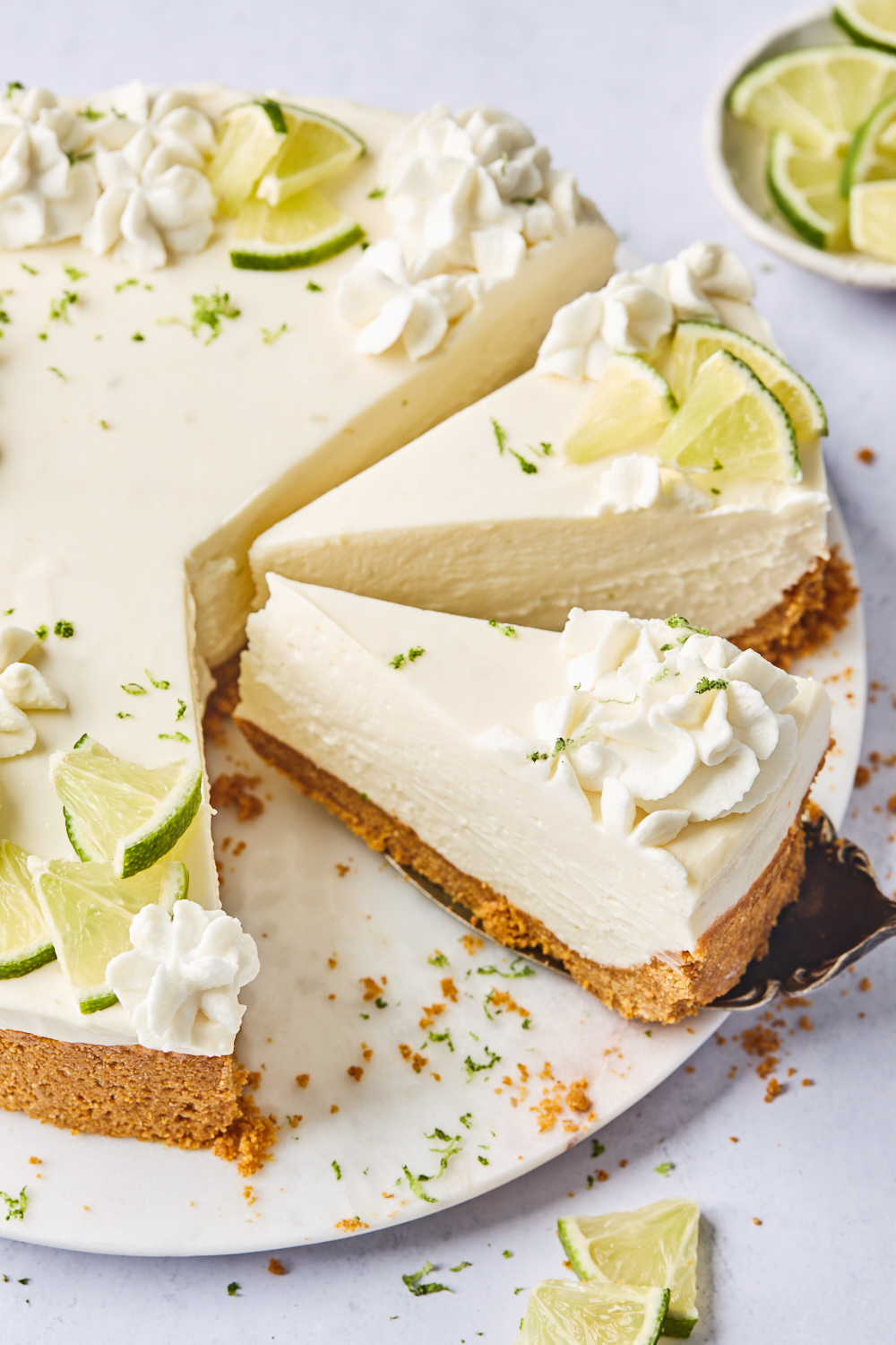 No Bake Key Lime Cheesecake