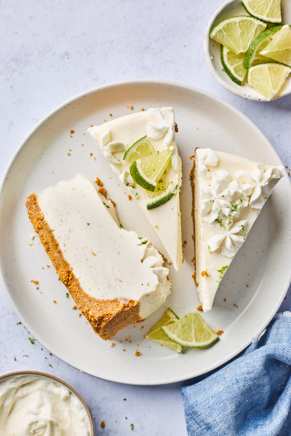 No Bake Key Lime Cheesecake