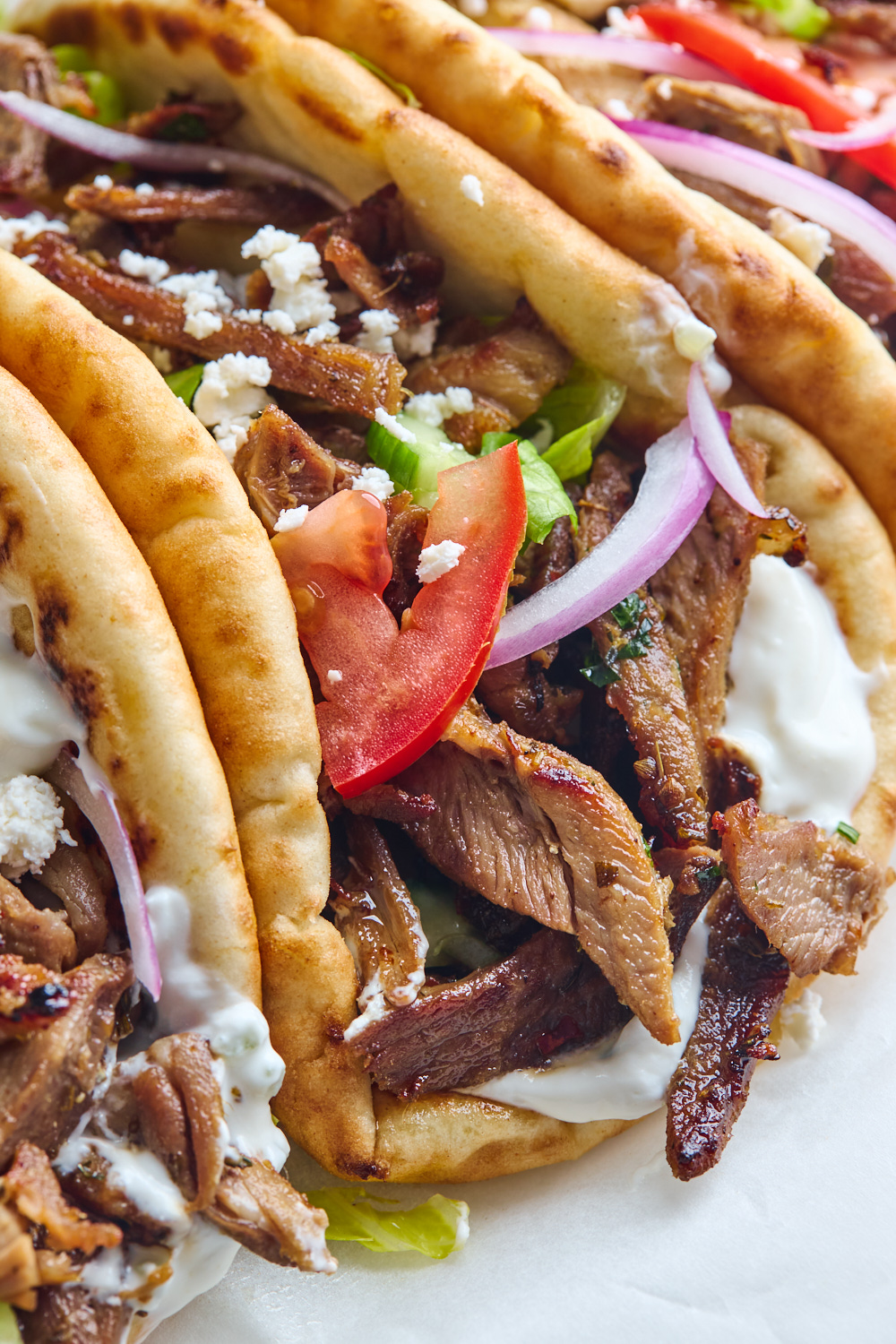 Leftover Roasted Lamb Gyros