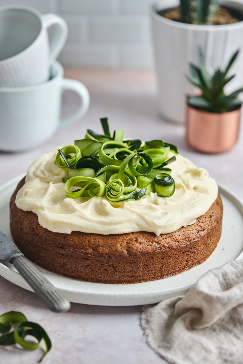 Zucchini Cake With Cream Cheese Frosting