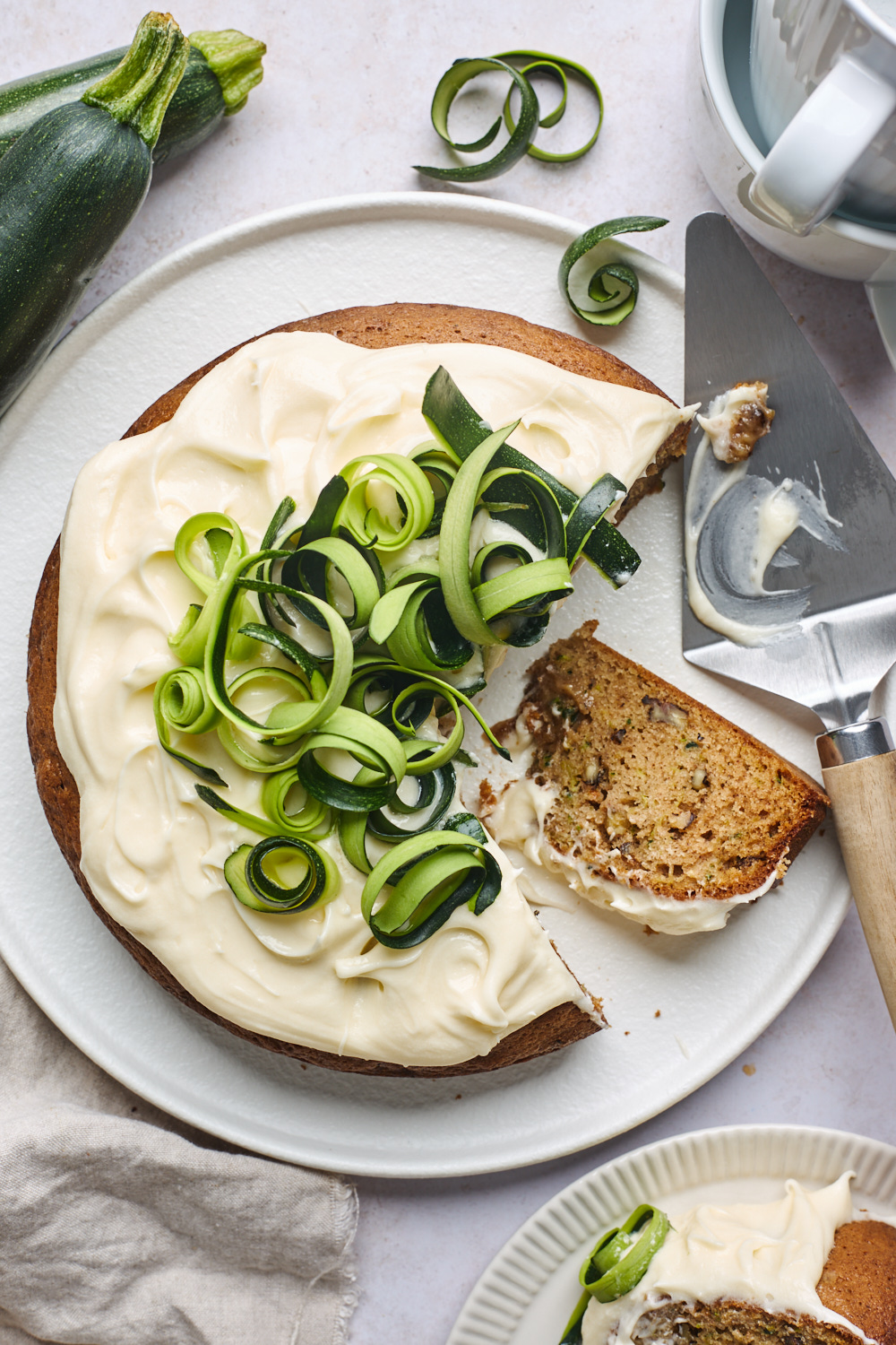 Zucchini Cake With Cream Cheese Frosting