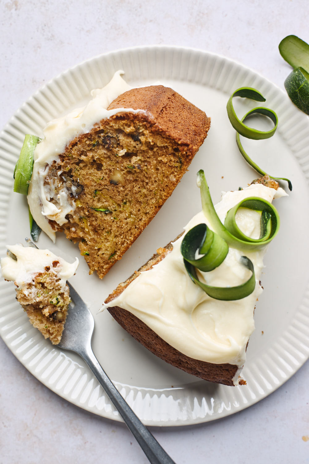 Zucchini Cake With Cream Cheese Frosting