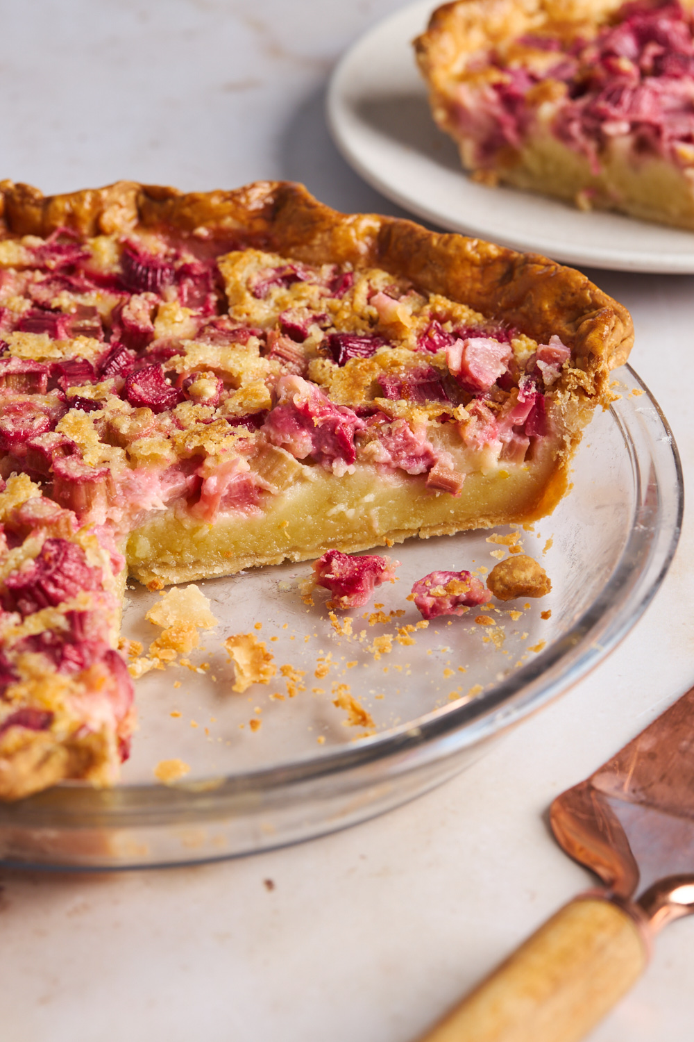 Rhubarb Custard Pie