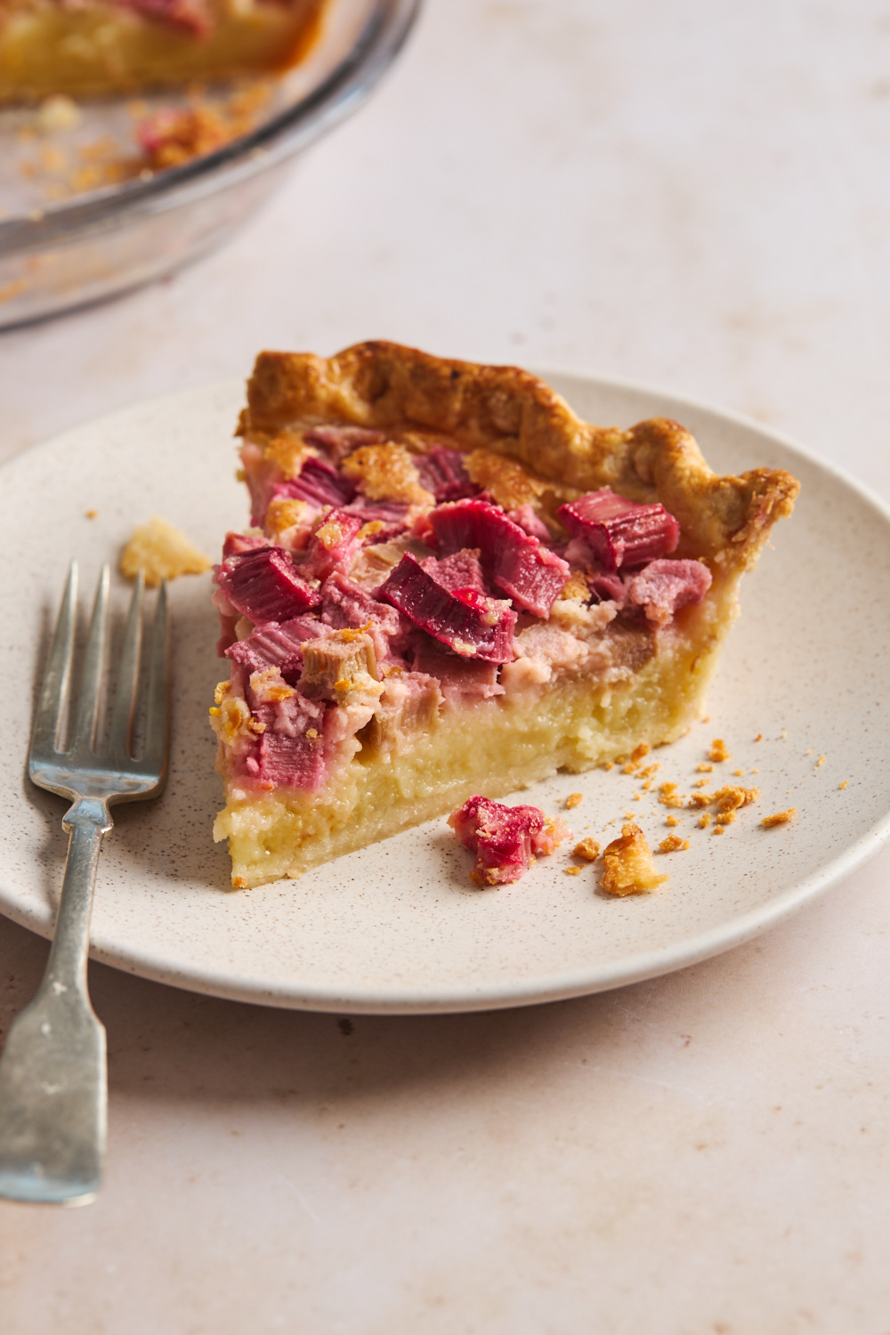 Rhubarb Custard Pie