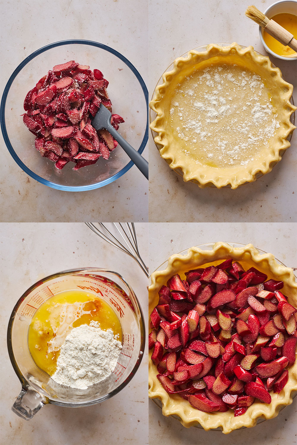 Rhubarb Custard Pie