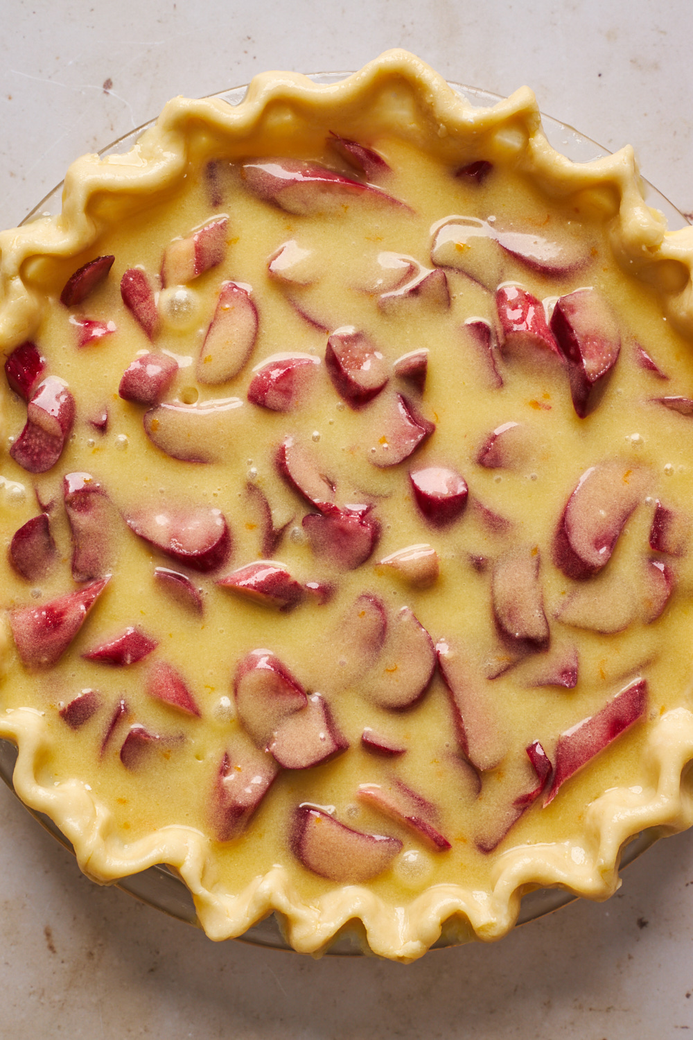 Rhubarb Custard Pie