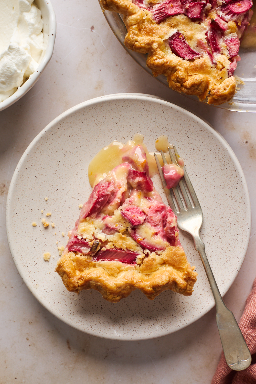 Rhubarb Custard Pie