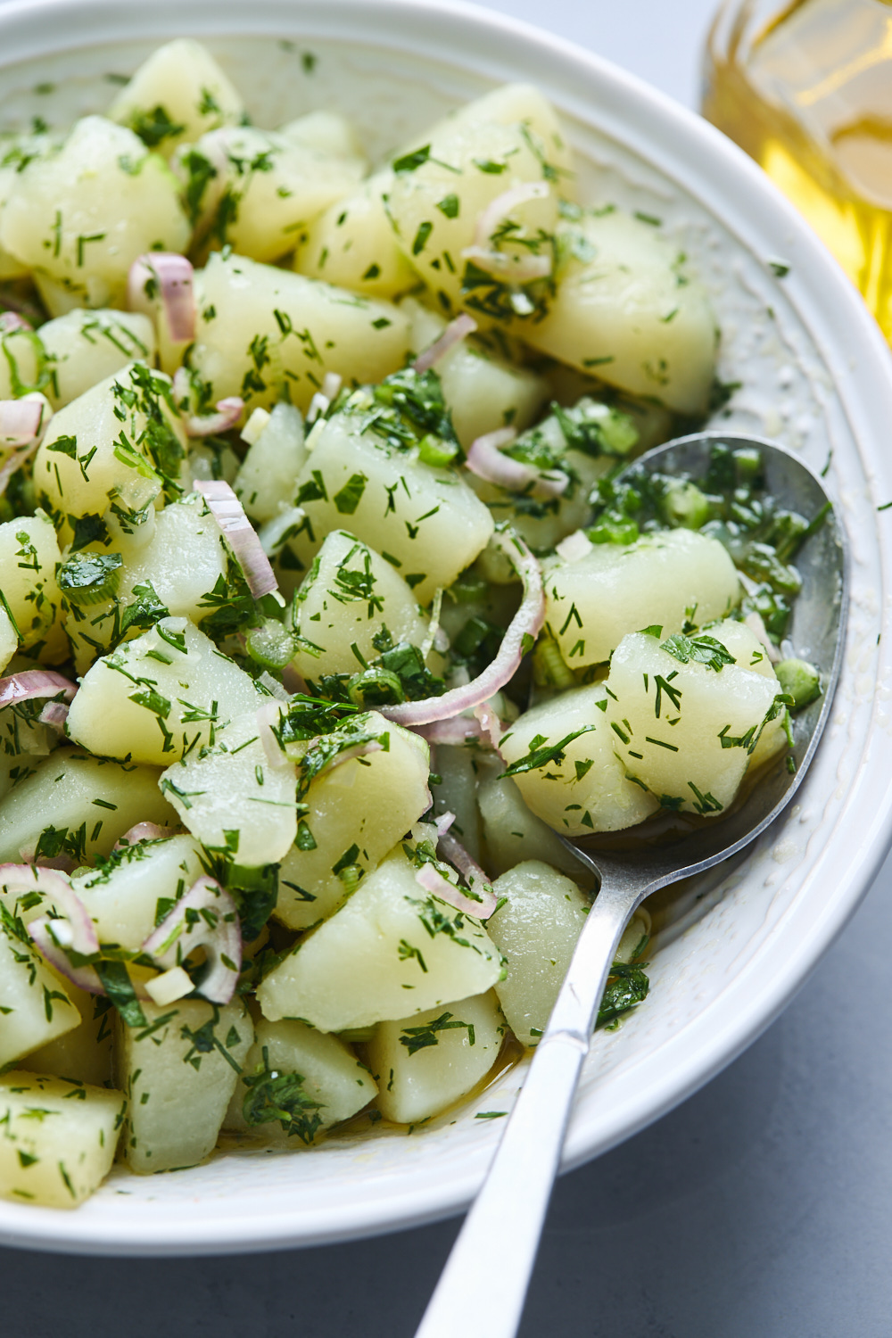 Greek-style potato salad