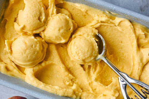 Mango Coconut Ice Cream