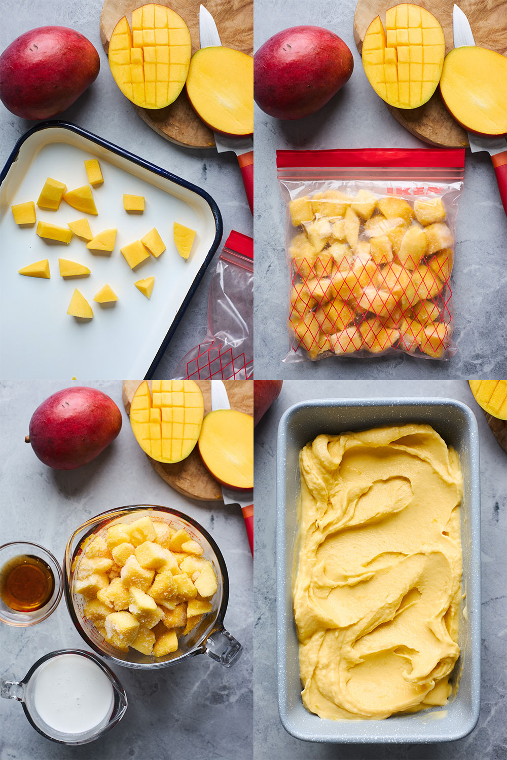 Mango Coconut Ice Cream