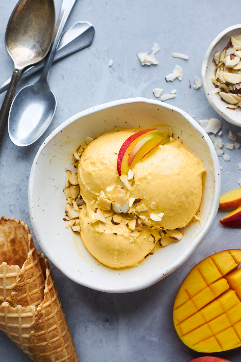 Mango Coconut Ice Cream