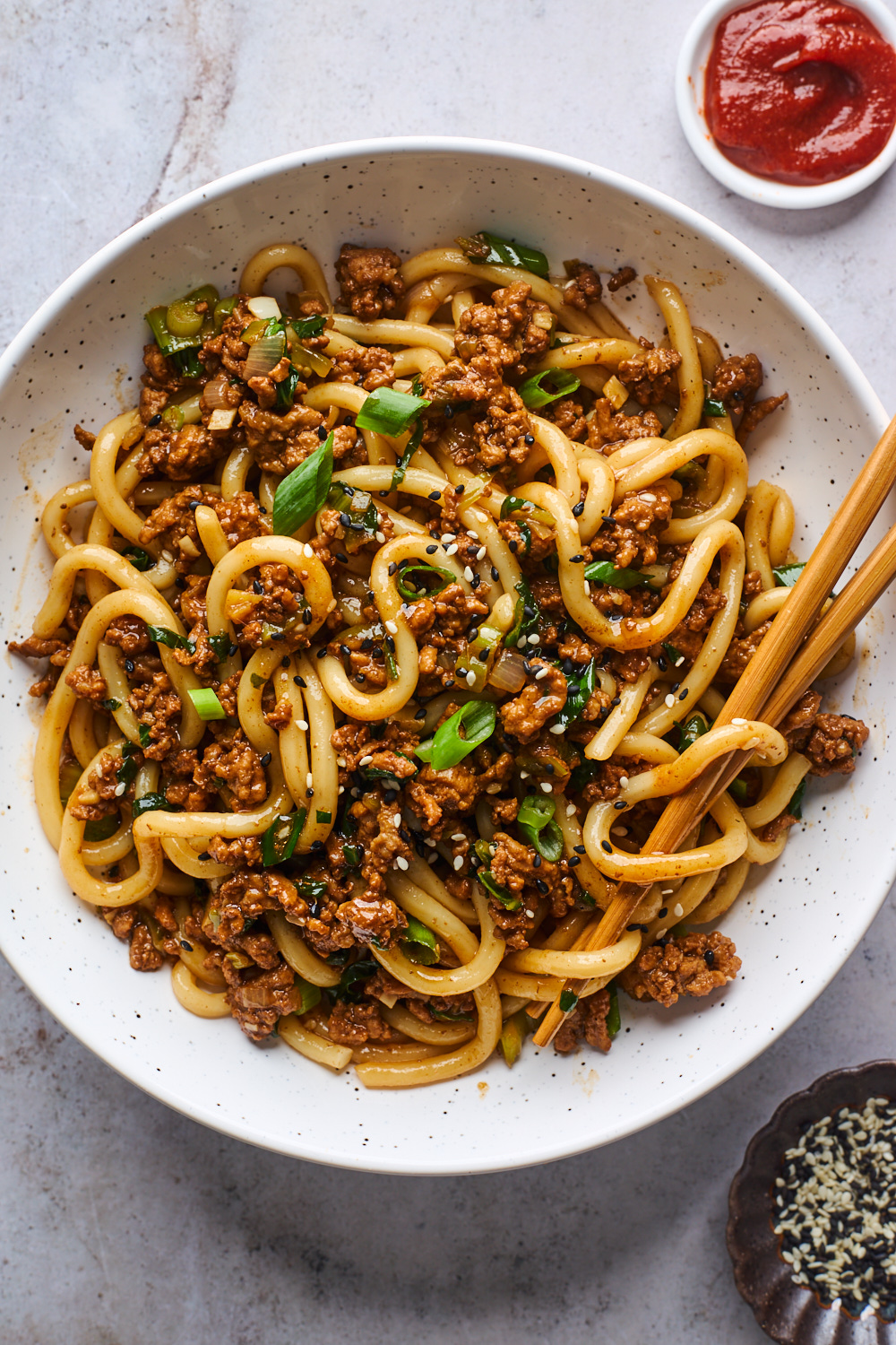 Minced Pork Noodles