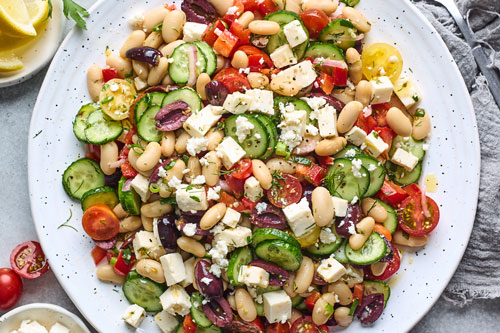 White Bean Salad With Feta