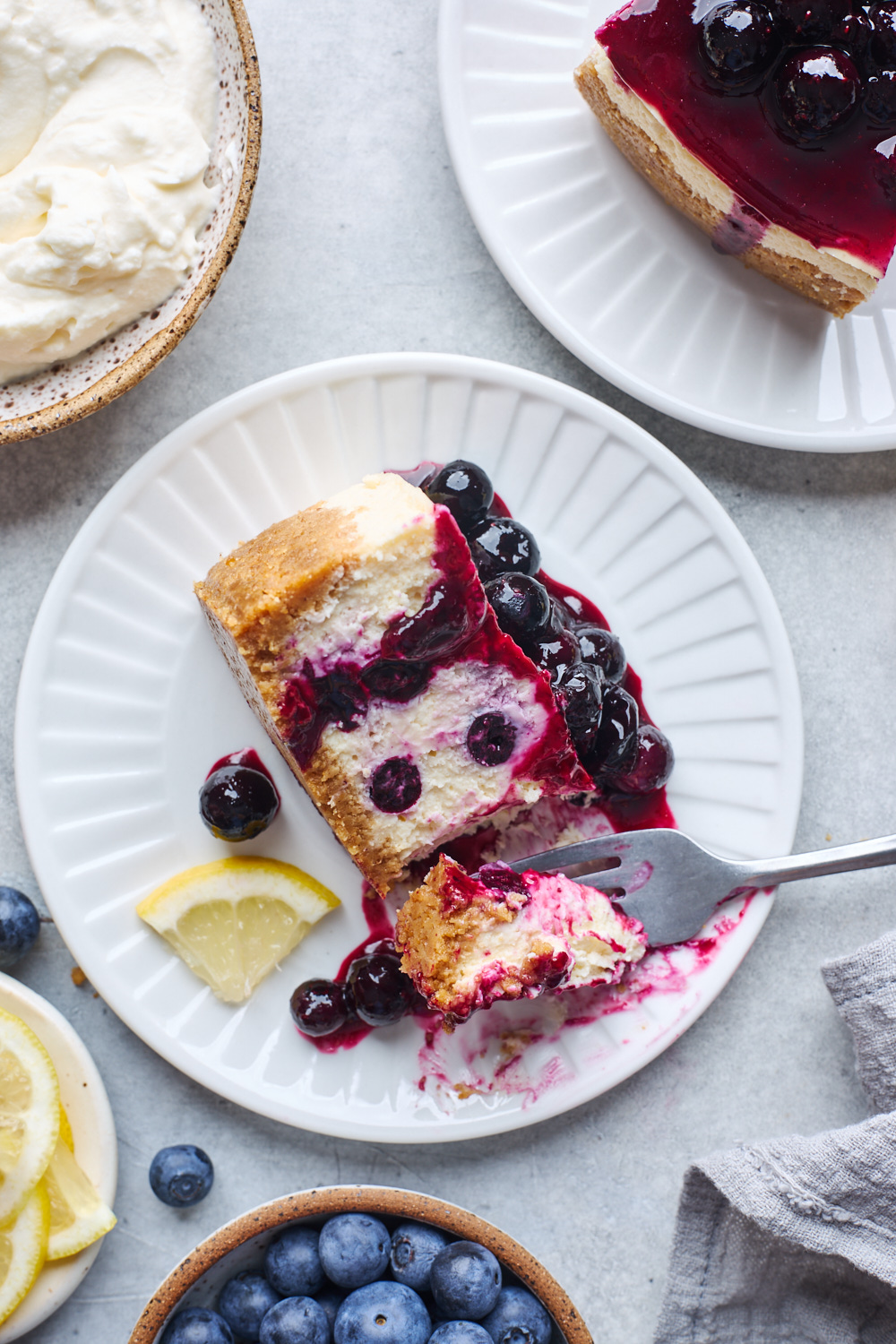 Lemon Blueberry Cheesecake