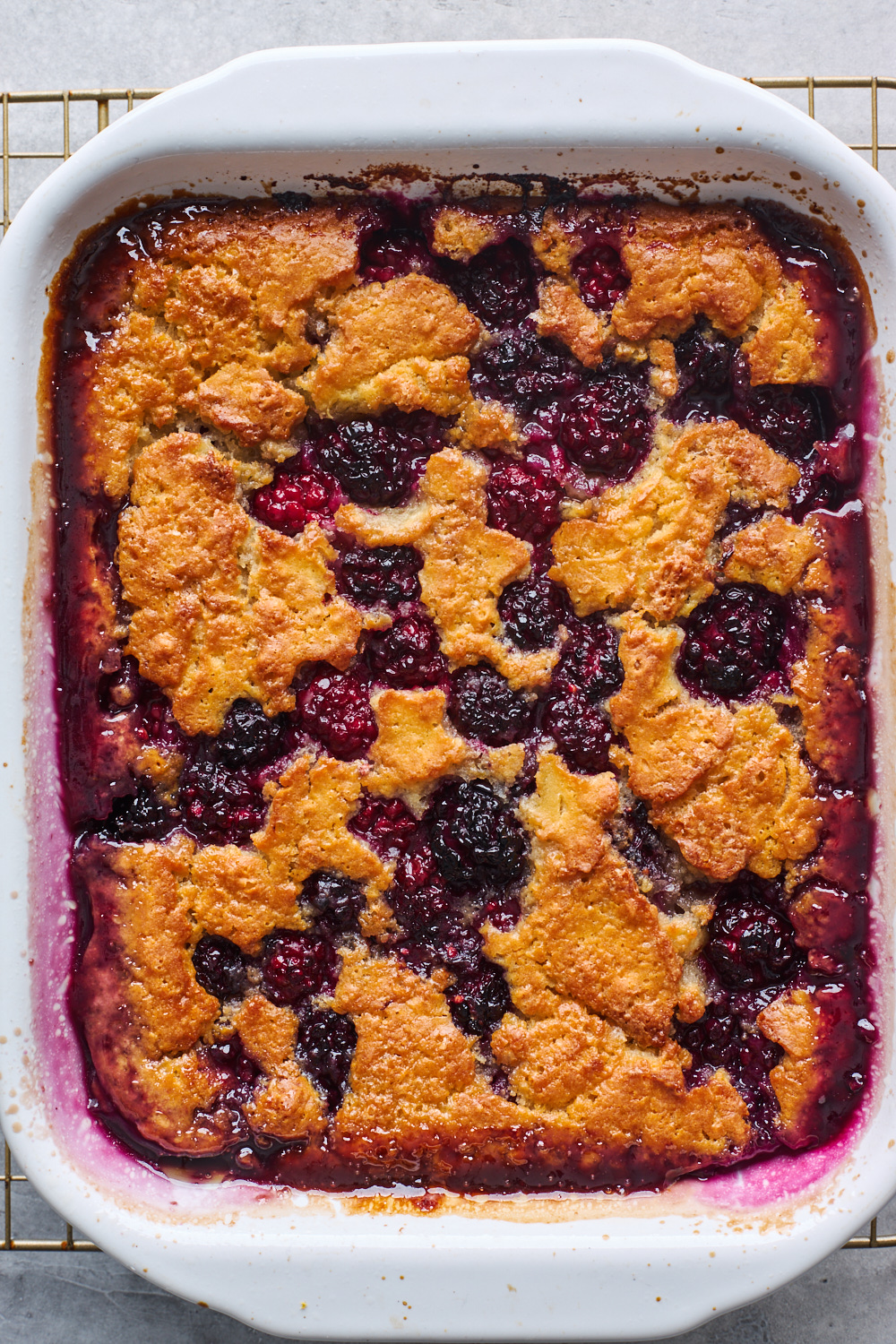 Easy Blackberry Cobbler