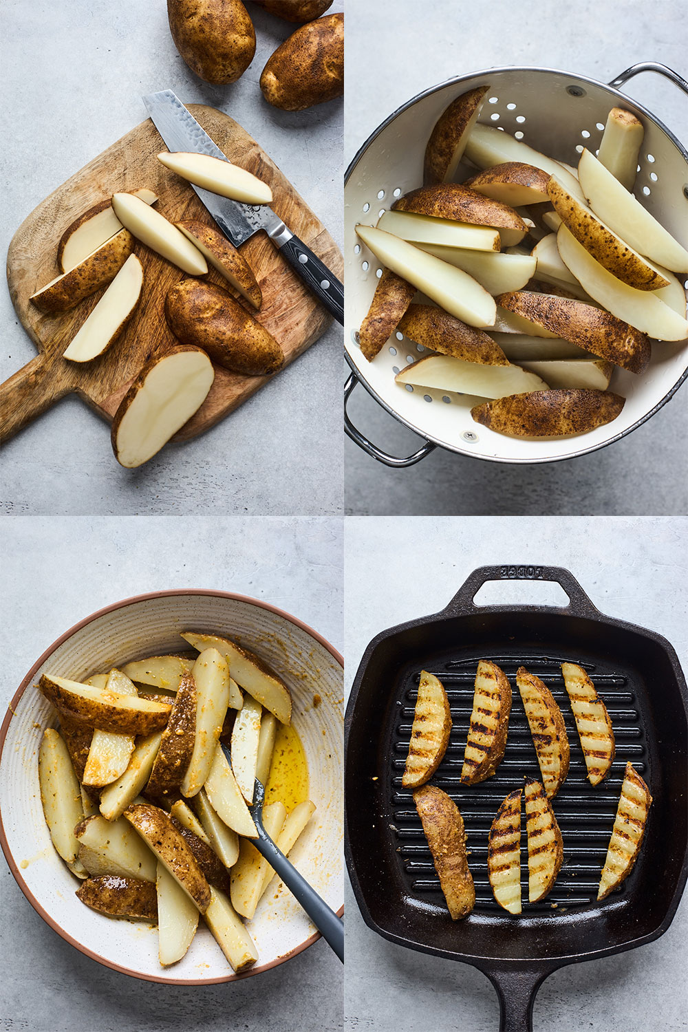 Greek Grilled Potatoes