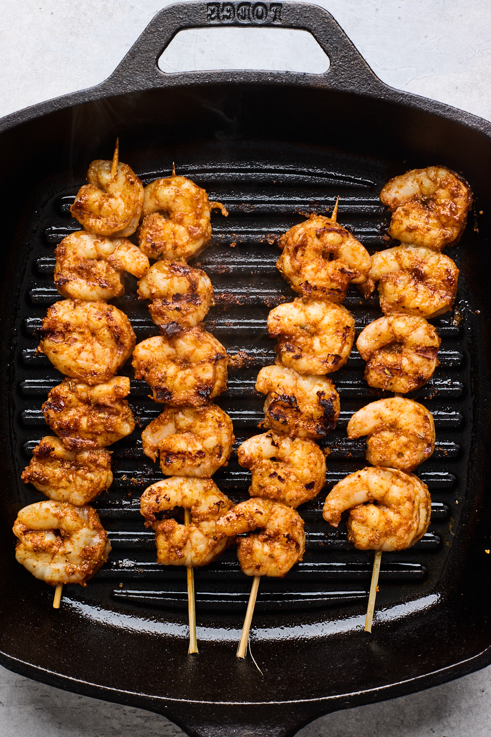 Grilled Shrimp Tacos With Cilantro Lime Slaw