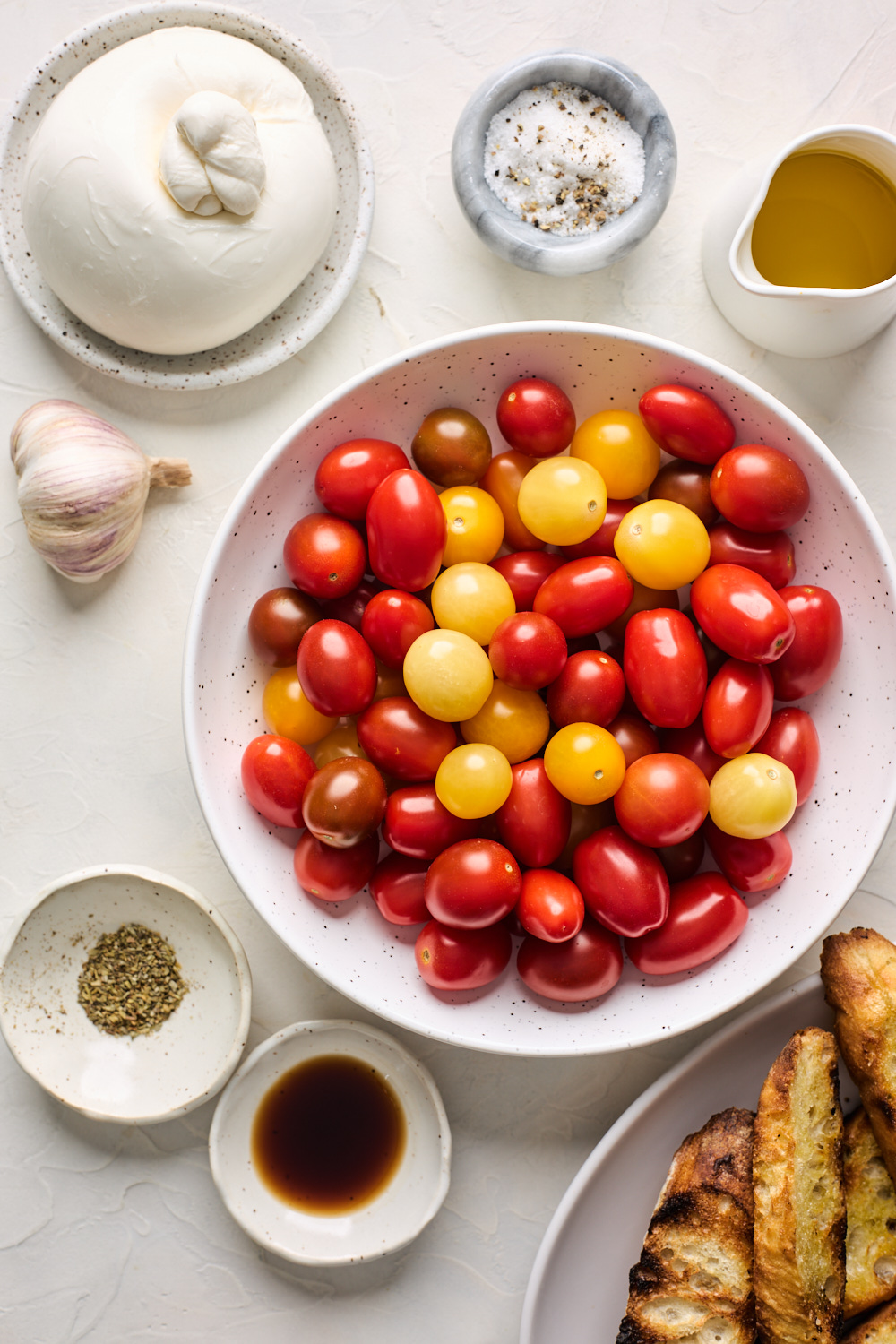 Roasted Tomatoes With Burrata