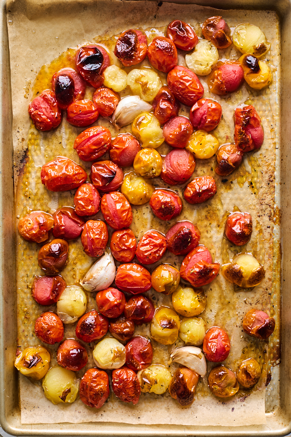 Roasted Tomatoes With Burrata