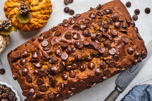 Pumpkin Chocolate Chip Bread