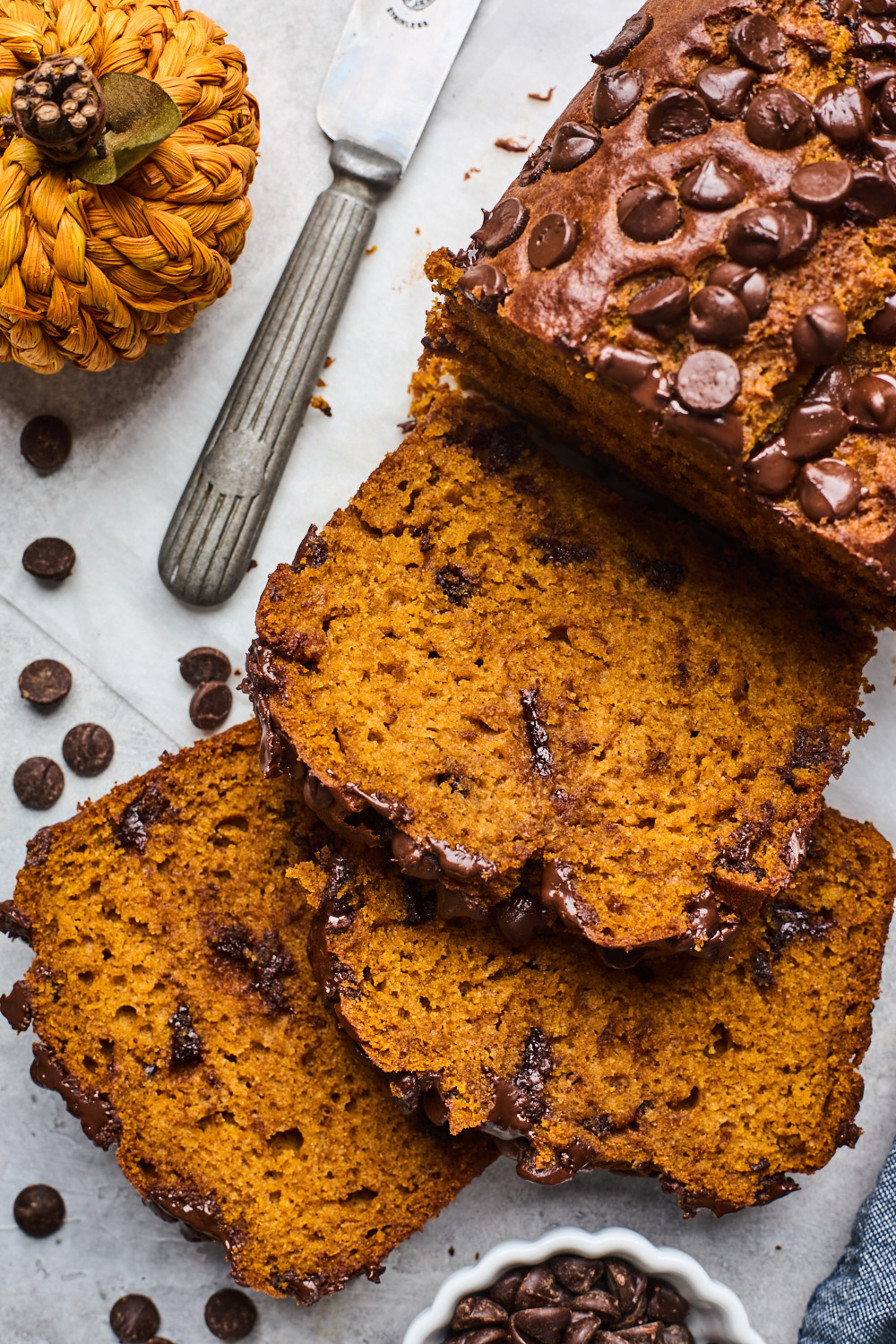 Pumpkin Chocolate Chip Bread