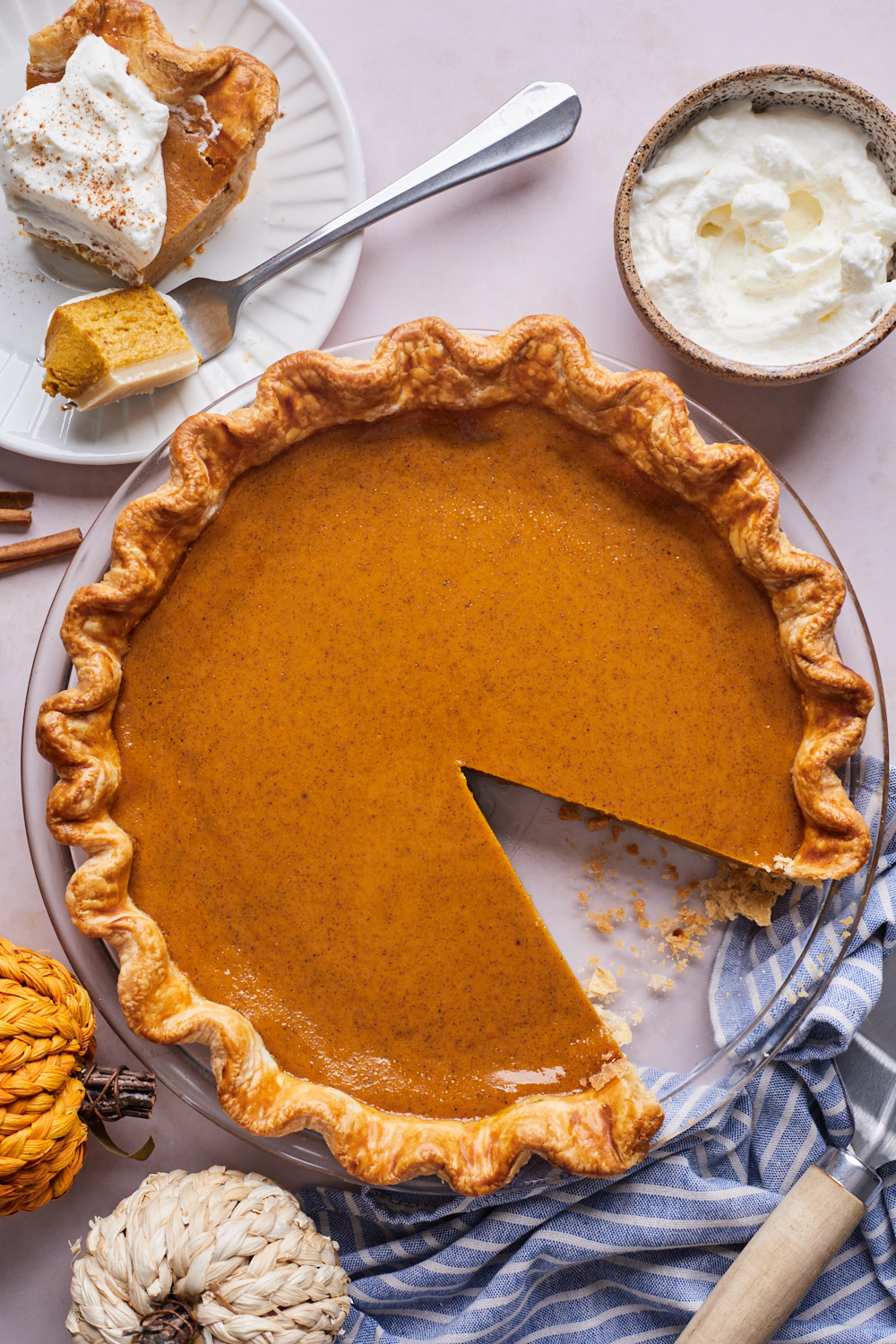 Easy 5 Ingredient Pumpkin Pie