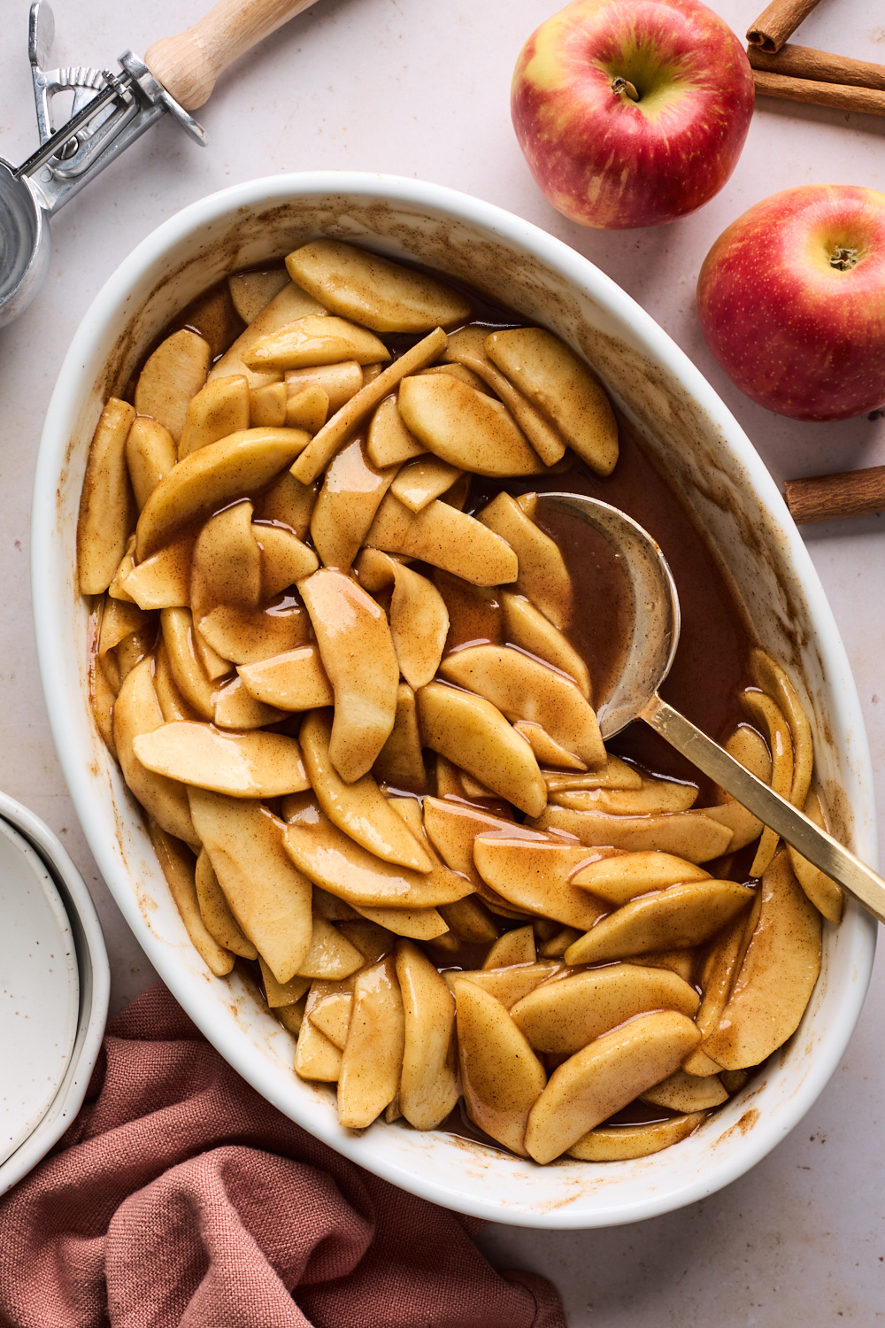 Cinnamon Baked Apple Slices