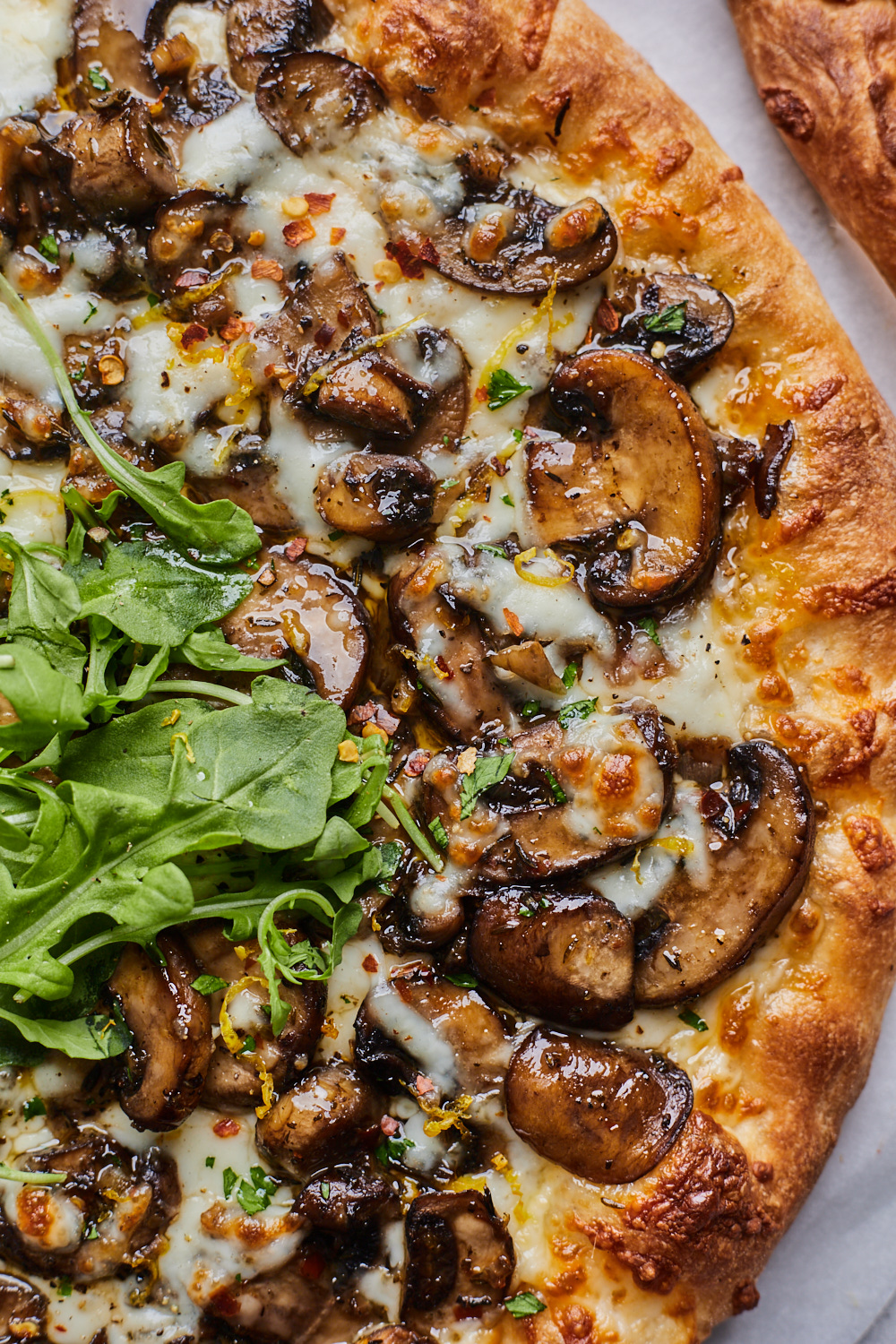 White Mushroom Pizza