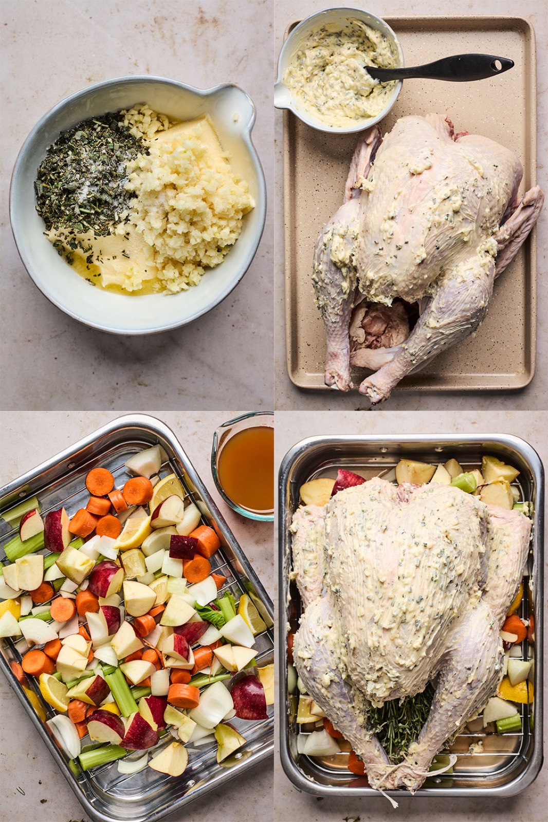 Easy Herb Butter Roast Turkey